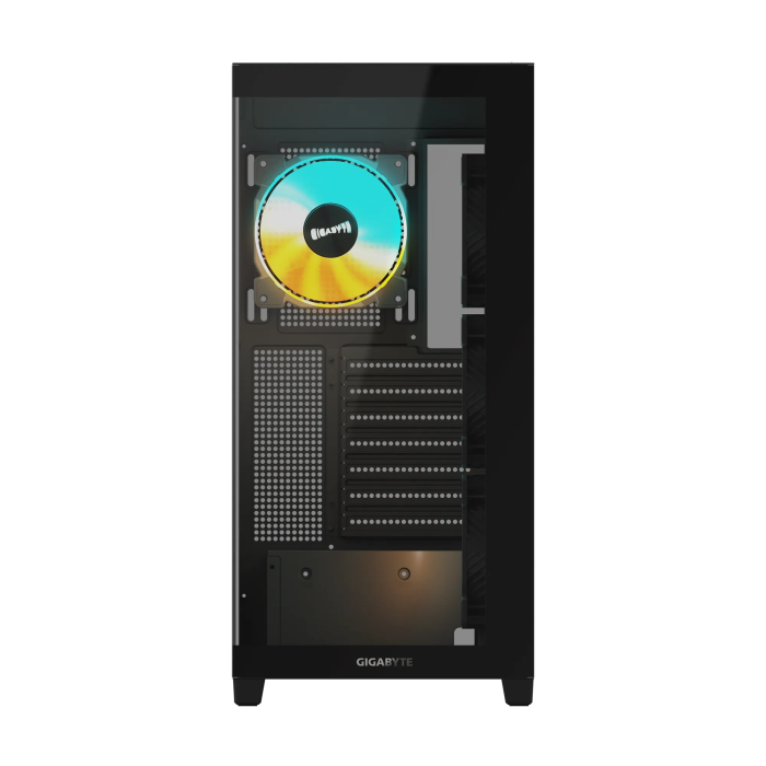 Gigabyte C500 PANORAMIC STEALTH ICE USB-C USB 3.2 Gen2 ATX ARGB osvetljeno ohišje, črno - slika 3