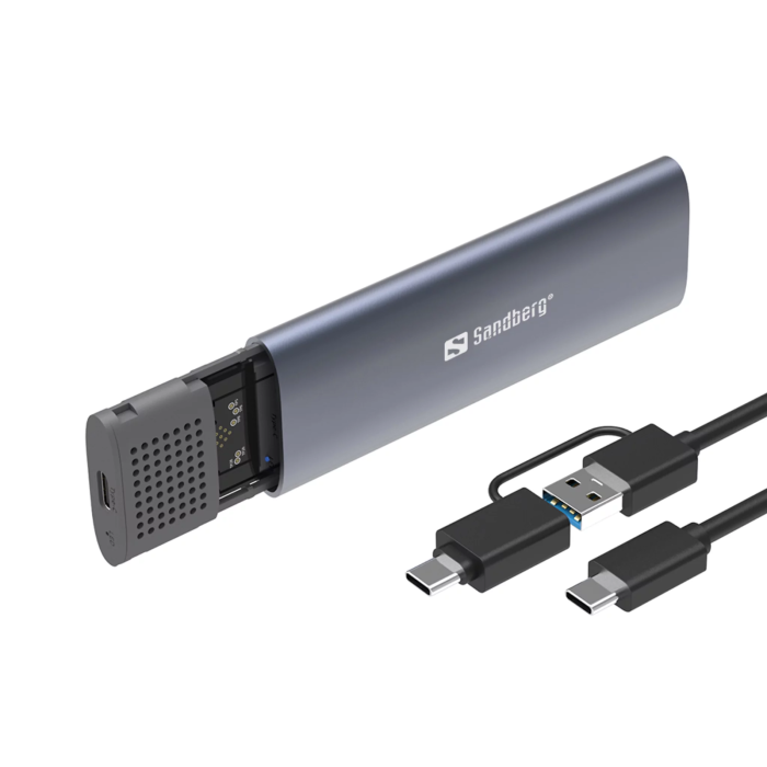 Sandberg USB 3.2 M.2 NVMe ohišje za SSD disk - slika 3