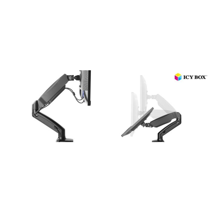IcyBox IB-MS303-T enojni namizni nosilec za monitor do 27" - slika 4