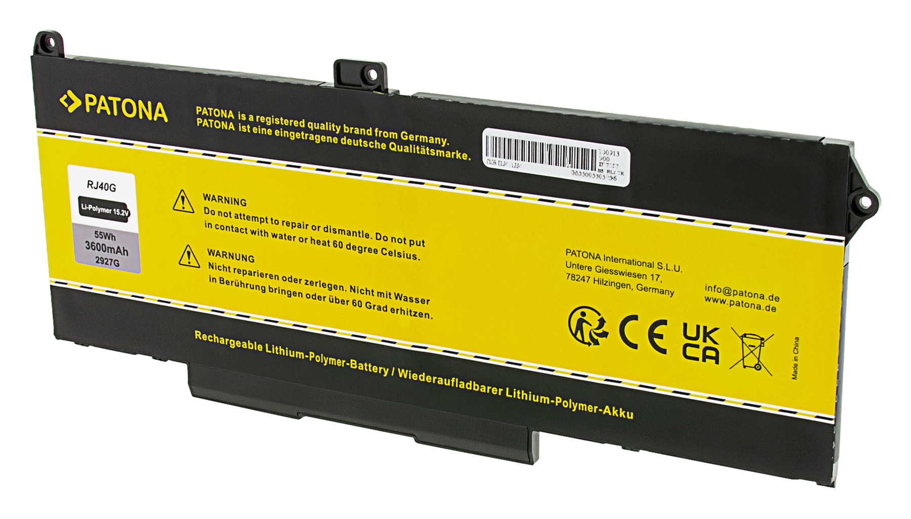 Baterija za Dell Latitude 14 5420 / Latitude 15 5520, 15.2 V, 3600 mAh - slika 2