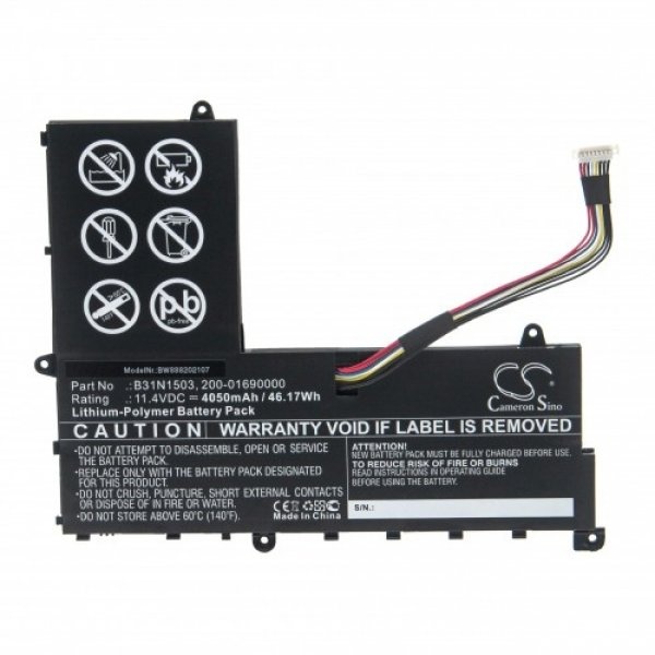 Baterija za Asus EeeBook E202SA, B31N1503, 4050 mAh - slika 2