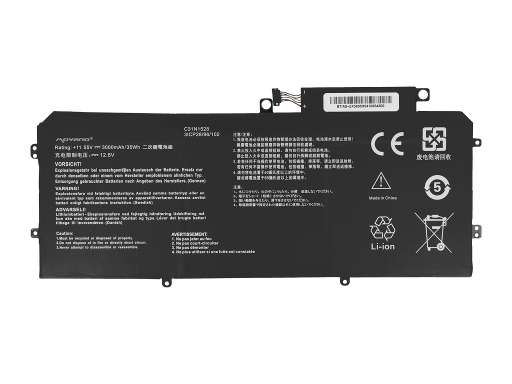 Baterija za Asus Zenbook UX360 / UX360CA, C31N1528, 3000 mAh - slika 4