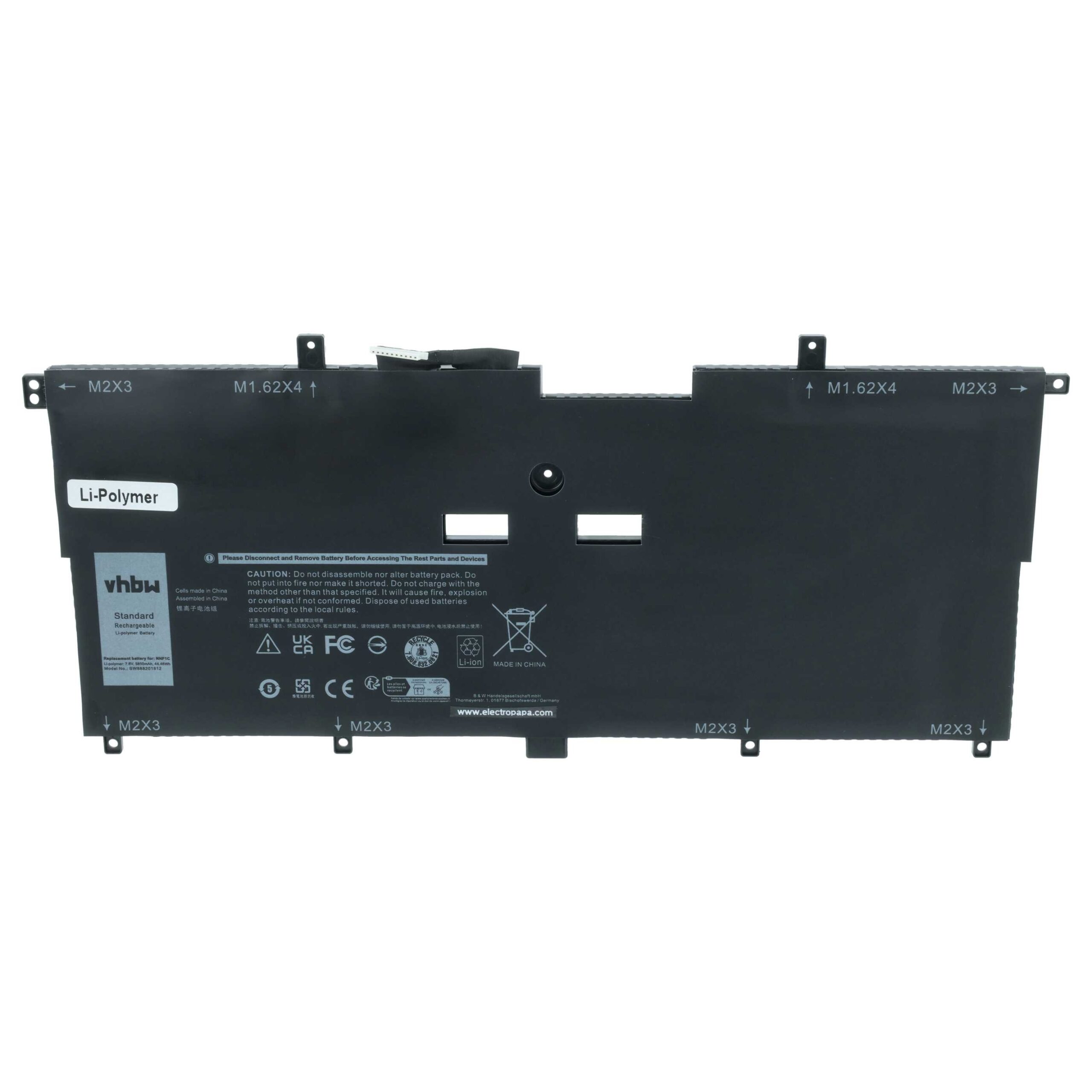 Baterija za Dell XPS 13 9365, 5850 mAh - slika 4