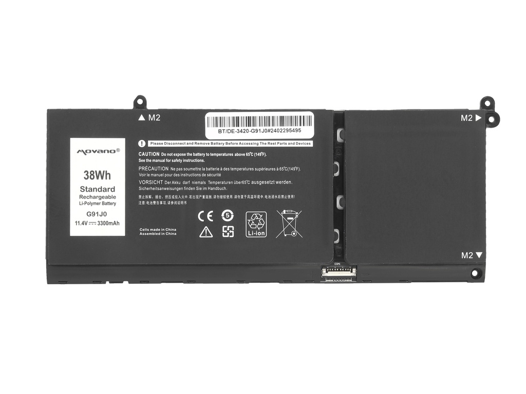 Baterija za Dell Inspiron 3510 / 5420 / 7420, 3300 mAh - slika 5