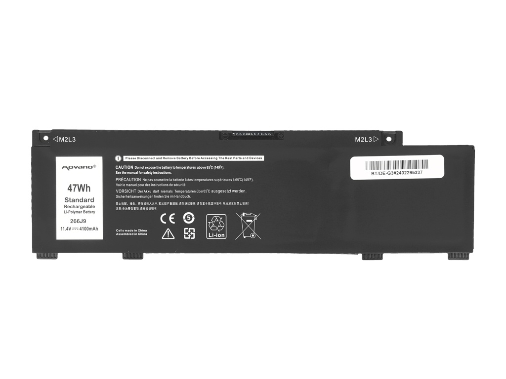 Baterija za Dell G3 15 3500 / G5 15 5500, 11.4V, 4100 mAh - slika 5