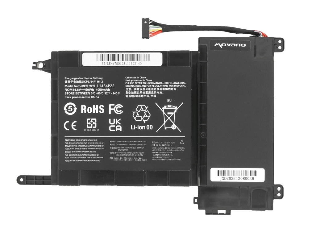 Baterija za Lenovo IdeaPad Y700 / Eraser Y700, 4050 mAh - slika 5