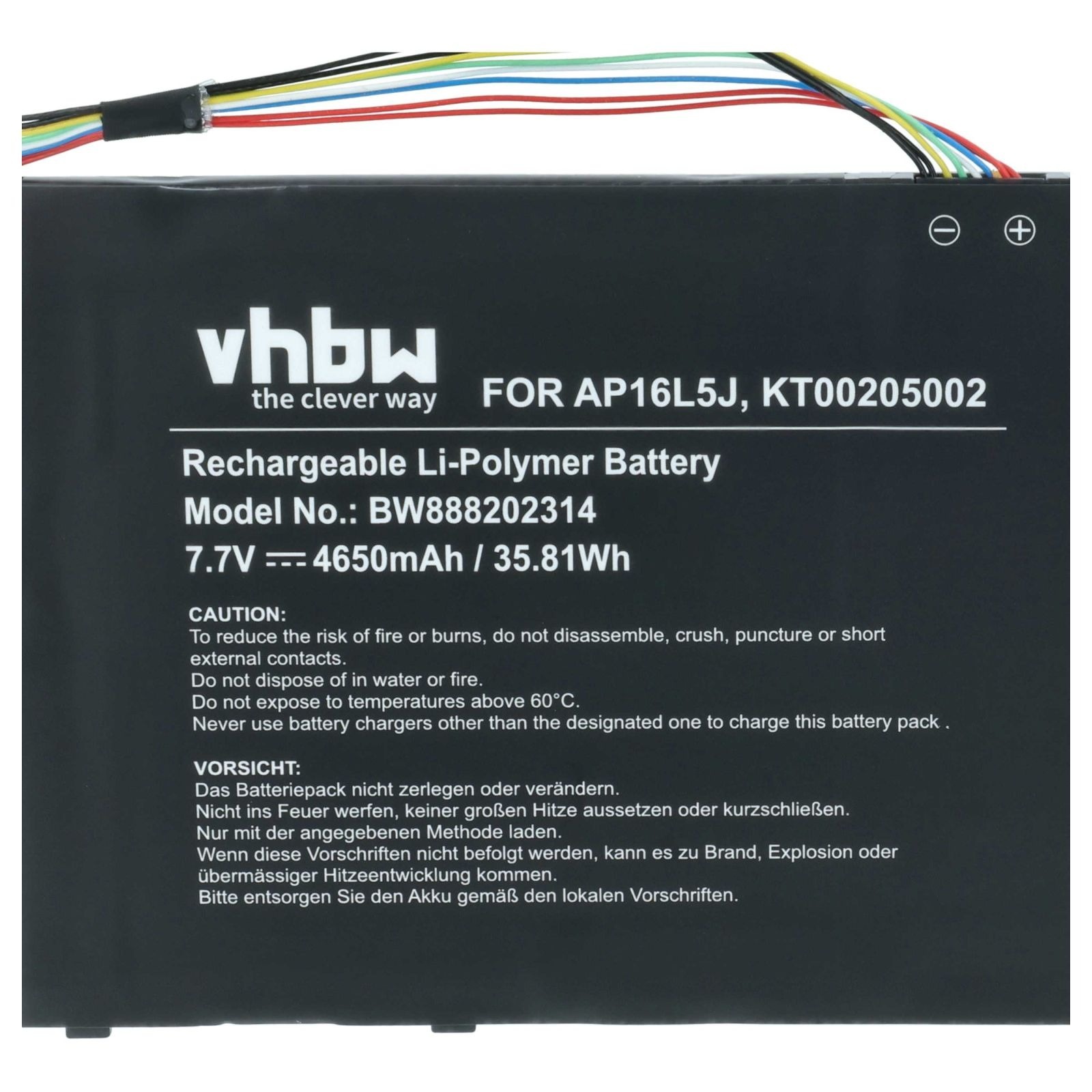 Baterija za Acer Swift 5 SF514 / Spin 1 SP111, AP16L5J, 4650 mAh - slika 6