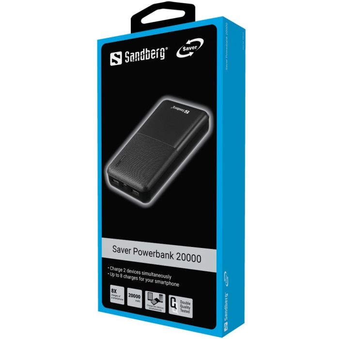 Sandberg Saver Powerbank 20000 mAh prenosna baterija - slika 2