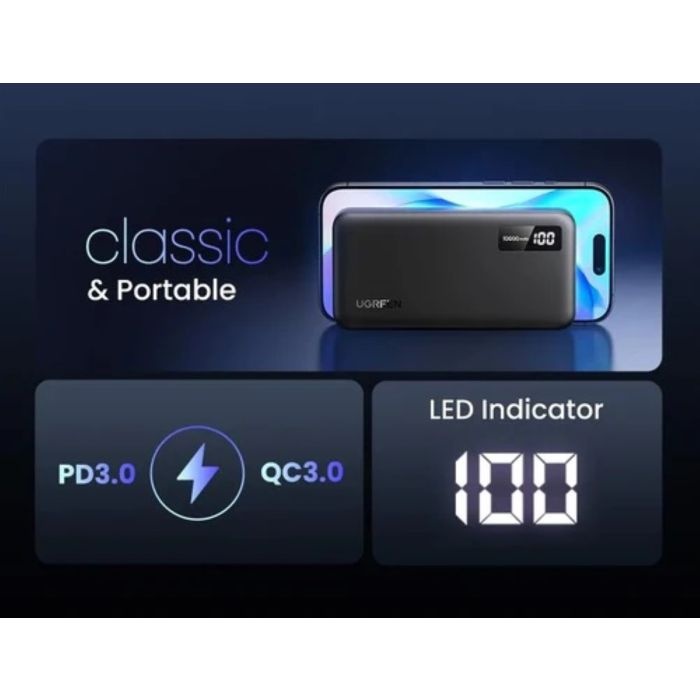 Ugreen 20W 10000mAh prenosna baterija - slika 4