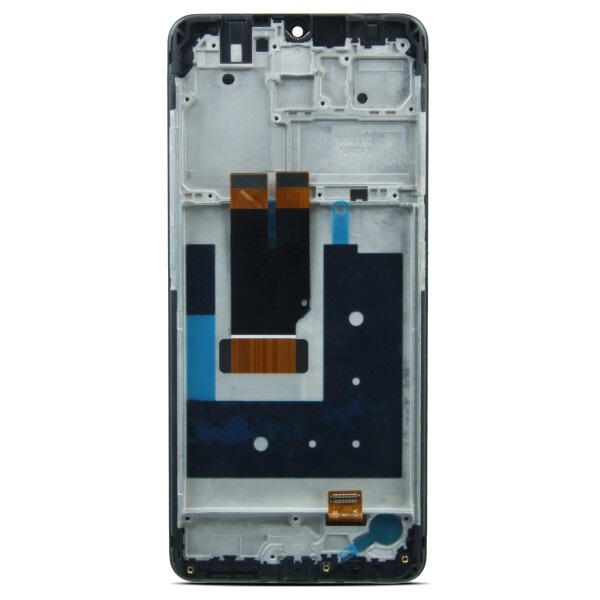 Steklo in LCD zaslon za Nokia 2.4, originalno (OEM), črno - slika 3