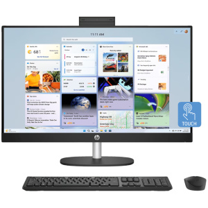 Intel Core Ultra 7 155U (1,7 GHz), 32 GB (2x16GB) DDR5-5600, SSD 1 TB M.2 PCIe NVMe, 68,6 cm (27″) FHD (1920x1080) Multi-Touch UWVA AG LED, Intel Graphics (IGP), HDMI, 1x USB-C (5Gbps), 2x USB-A 3.2 Gen1 (5Gbps), 2x USB-A 2.0, Wi-Fi 6 (2x2), Bluetooth 5.3, Webcam, Wireless Kbd., Microsoft Windows 11 Home (64-bit)