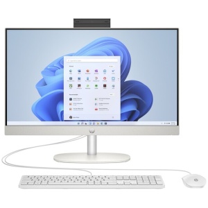 Intel Core i5-1334U (1,3 GHz), 16 GB LPDDR5-5500, SSD 512 GB M.2 PCIe NVMe, 60,45 cm (23,8'') FHD (1920x1080) UWVA LED, AMD Radeon 610M Graphics (IGP), HDMI, 1x USB-C (5Gbps), 2x USB-A 3.2 Gen1 (5Gbps), 2x USB-A 2.0, Wi-Fi 6, Bluetooth 5.3, Webcam, Wireless Kbd., Microsoft Windows 11 Home (64-bit)