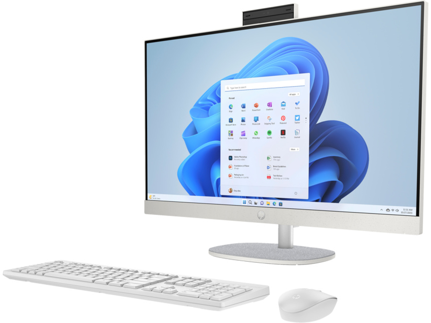 Intel Core i7-1355U (1,7 GHz), 8 GB DDR4-3200, SSD 512 GB M.2 PCIe NVMe, 68,6 cm (27″) FHD (1920x1080) UWVA LED, Intel Iris Xe Graphics (IGP), HDMI, 1x USB-C (5Gbps), 2x USB-A 3.2 Gen1 (5Gbps), 2x USB-A 2.0, Wi-Fi, Bluetooth, Webcam, Wireless, Microsoft Windows 11 Home (64-bit)