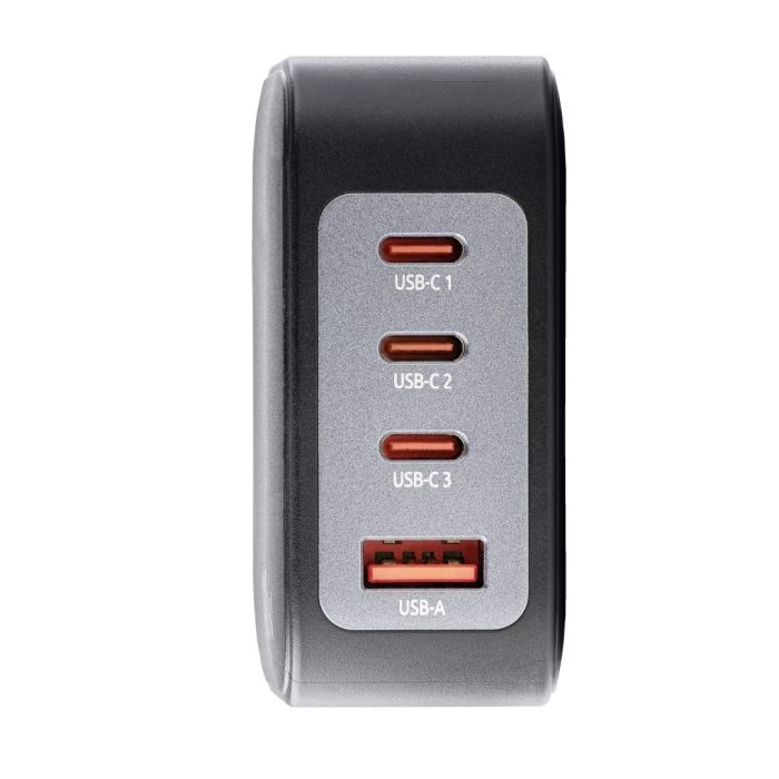 Intenso 140W GaN napajalnik s priključkom 3xUSB-C in 1xUSB-A ter priloženim 2M 200W USB-C kablom - slika 2