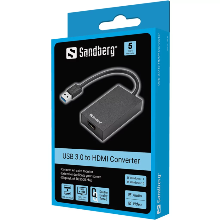 Sandberg USB 3.0 na HDMI pretvornik - slika 2