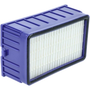 <p>Nadomestni HEPA protialergijski filter za robotske sesalnike Dyson.</p><p><b>Vsebina kompleta:</b></p><ul><li>1 x HEPA filter (13,4 cm x 7,9 cm x 5,1 cm)</li></ul><br><p><b>Originalne oznake:</b></p><ul><li>905386-01<br></li></ul><br><p><b>Primerno za:</b></p>Dyson:&nbsp;<br><ul><li>DC11, DC11 Allergy</li></ul><br><br><b>Lastnosti:</b><ul><li>Proizvajalec: VHBW</li><li>Barva: vijolična</li></ul><br>