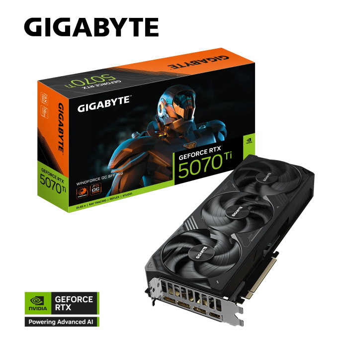 Grafična kartica GIGABYTE AORUS GeForce RTX 5070 Ti INFINITY 16G