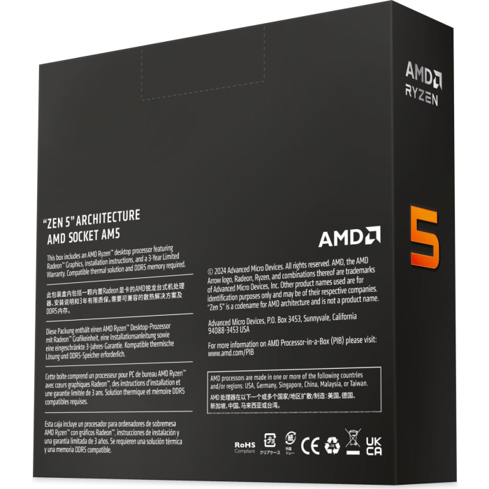 AMD Ryzen 5 9600X procesor AM5 - slika 3