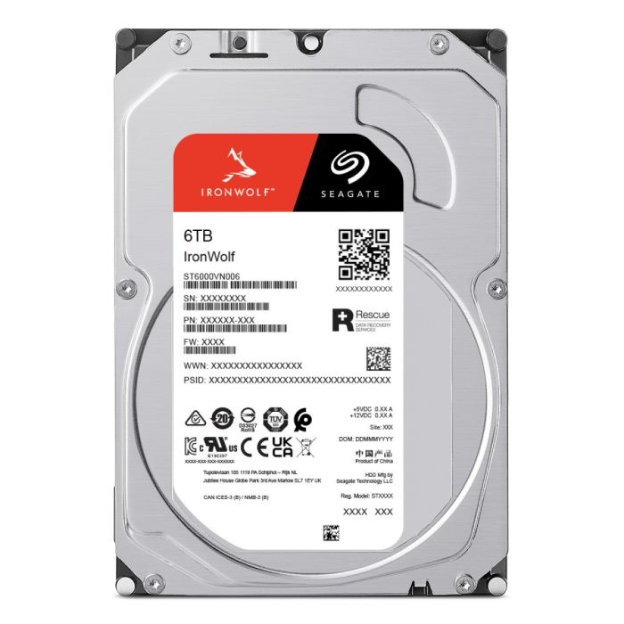 Seagate 6TB IronWolf 3,5" SATA 6Gb/s 5400rpm 256MB HDD disk - slika 4