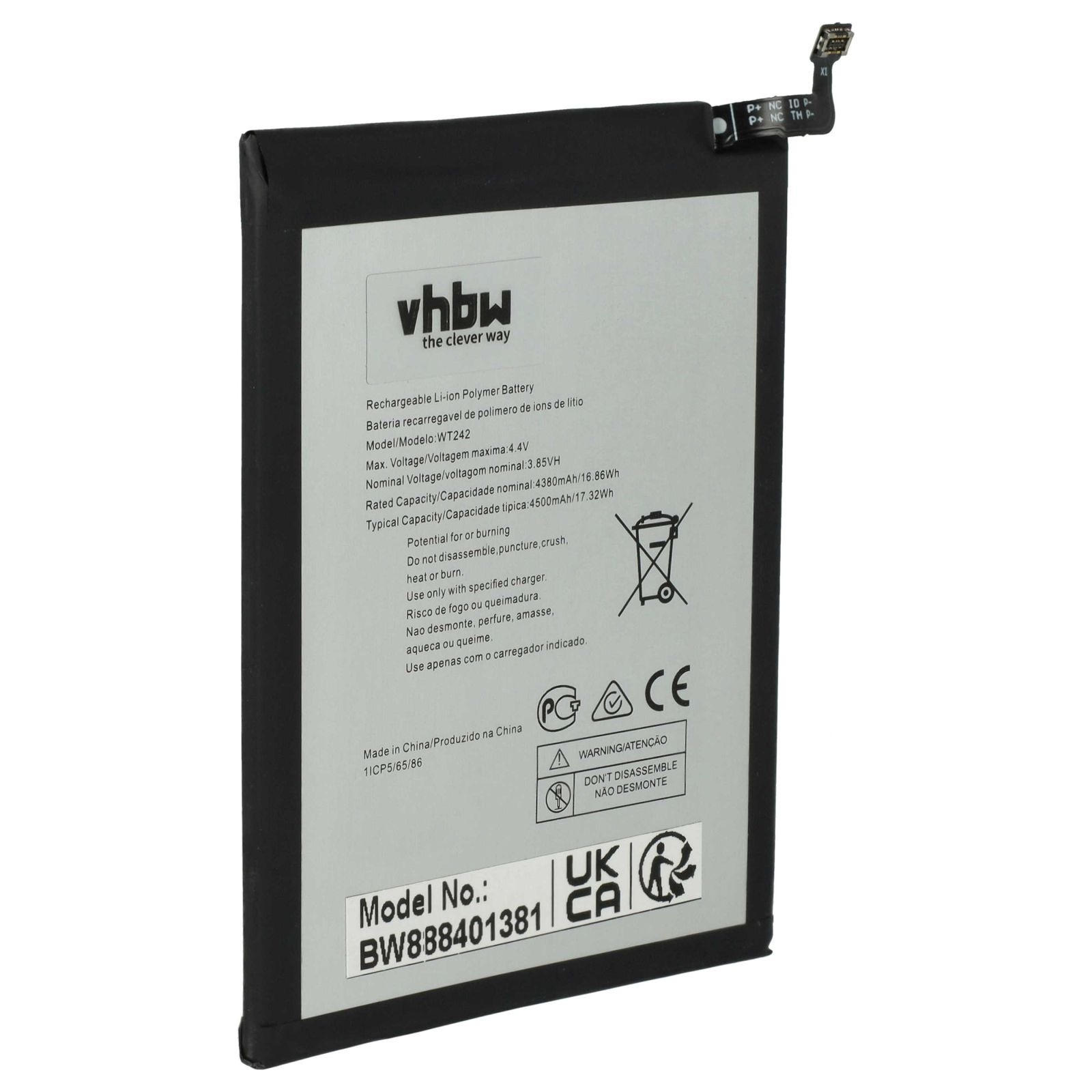Baterija za Nokia 2.4, WT242, 4400 mAh - slika 2