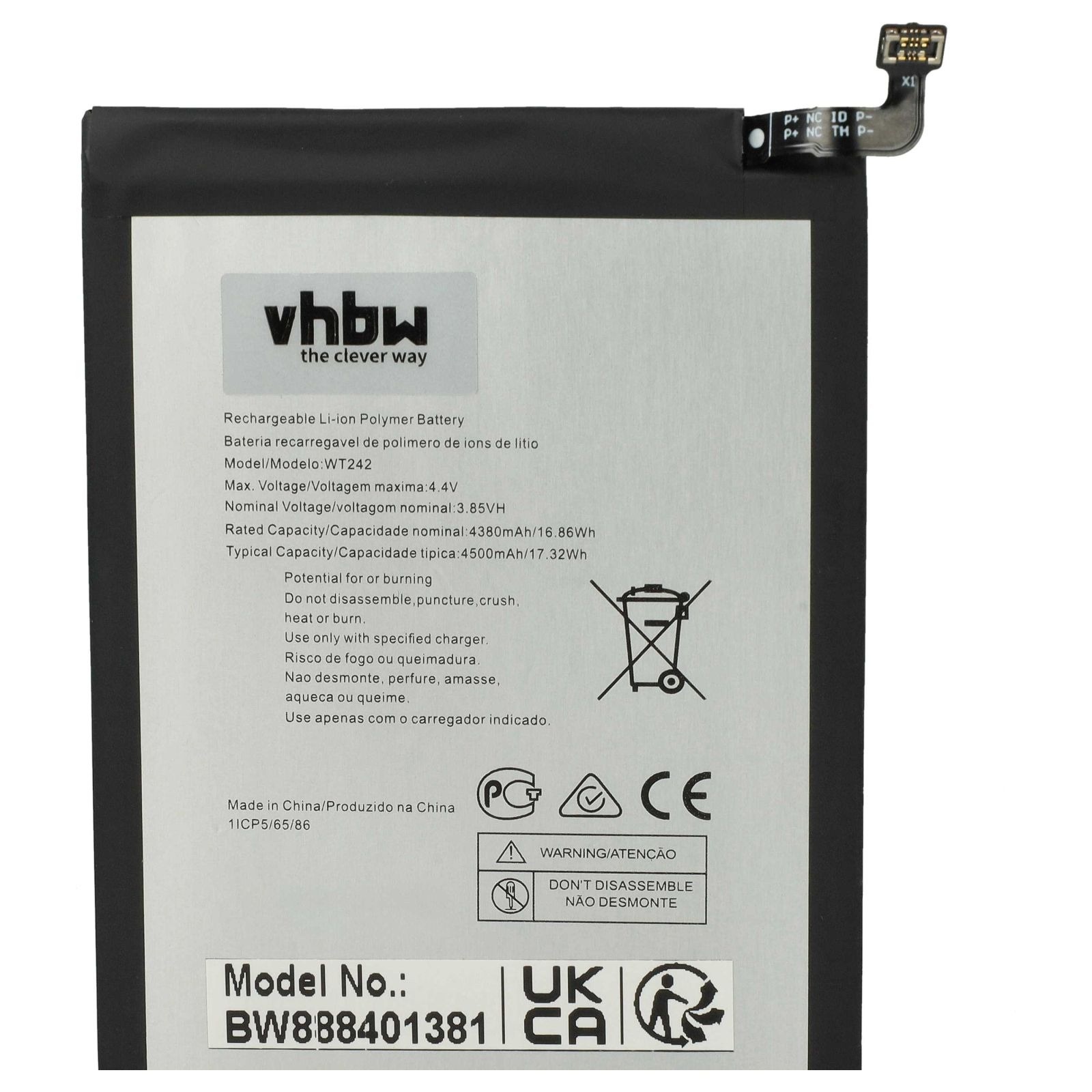 Baterija za Nokia 2.4, WT242, 4400 mAh - slika 4