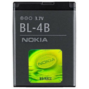 <b>Opis:</b><br><ul><li><b>Originalna baterija proizvajalca Nokia</b><br></li><li>Najsodobnejša tehnologija omogoča veliko ciklov polnjenja in praznjenja<br></li><li>Li-Ion celice so prijazne okolju, obenem pa zagotavljajo delovanje brez spominskega učinka<br></li><li>Termično stikalo ščiti baterijske celice pred pregrevanjem, prenapolnitvijo in kratkim stikom<br></li><li>Visoka kapaciteta baterije, podaljšan čas delovanja pri mirovanju naprave, zelo počasno samopraznjenje</li><li>Baterijo polnimo z originalnim ali nadomestnim polnilcem</li><li>Certifikati CE in ROHS</li></ul><br><br><p><b>Originalne oznake:</b></p><ul><li>BL-4B</li><li>BL-4BA<br></li></ul><br><p><b>Primerno za:</b></p><ul></ul><br>Nokia<br><ul><li>1606, 2505, 2630, 2660, 2760, 3606, 5000, 6111, 7070, 7088, 7370, 7373, N75 Prism, N76 Prism, 6125, 6131, 7070 Prism, 7088, 7360, 7370, 7373, 7500</li></ul><br><b>Lastnosti:</b><ul><li>Proizvajalec: Nokia</li><li>Vrsta: Li-Ion</li><li>Napetost: 3,7 V</li><li>Kapaciteta: 700 mAh (2,59 Wh)</li></ul><br>