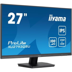 68,58 cm (27"), WQHD / 2560 x 1440, 100 Hz, 1 ms, 1300:1, 300 cd/m², 178°/178°, Matiran, 1x HDMI, 1x DisplayPort, 2x USB, 1x Audio, 1x USB-B