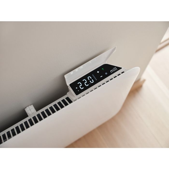 MILL panelni konvekcijski radiator Wi-Fi 1000W bel jeklo PA1000WIFI4 - slika 2