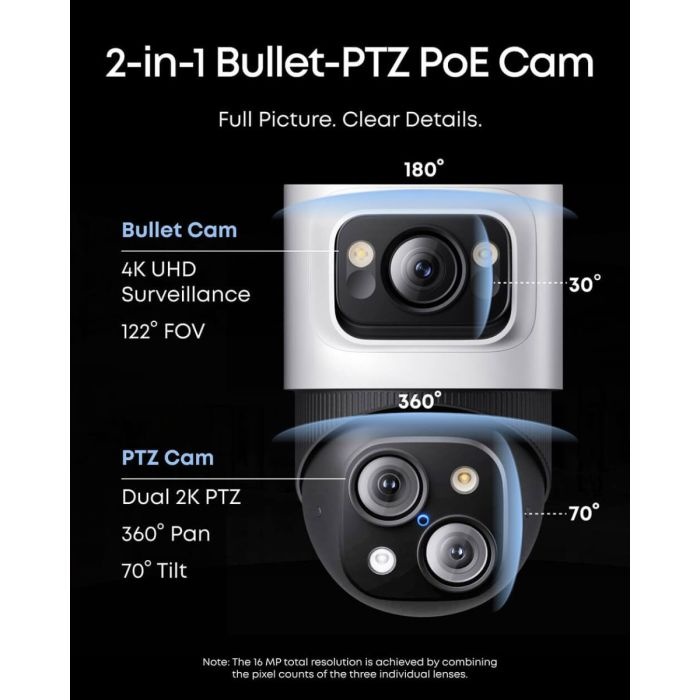 Anker Eufy Security PoE NVR nadzorni sistem S4 (2x eufy E40 + 2x eufy S4) - slika 2
