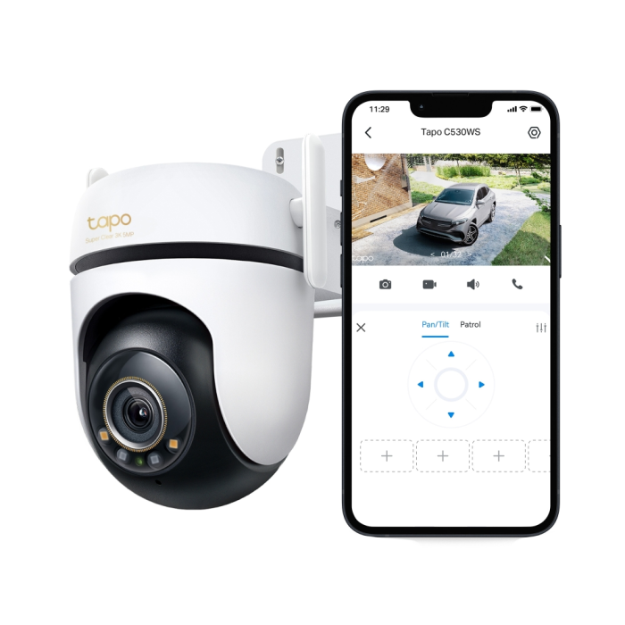 TP-LINK Tapo C530WS 3K 5MP 360° Pan/Tilt zunanja Wi-Fi varnostna kamera - slika 2