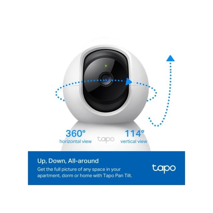 TP-LINK Tapo C210P2 2k 3MP 2304 x 1296 Pan/Tilt WiFi varnostna kamera - slika 2