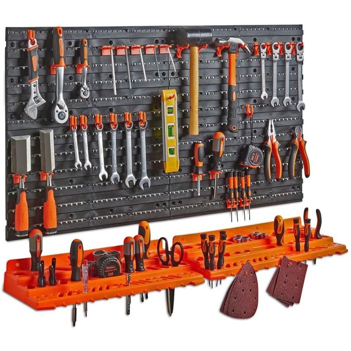 VonHaus tabla za orodje s polico - slika 3