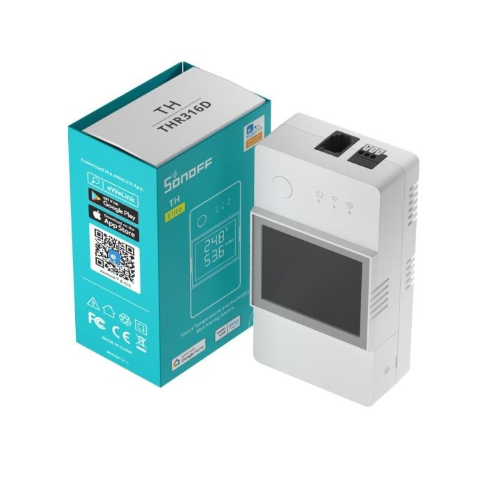SONOFF pametno stikalo THR316D, senzor za temp. in vlažnost z LCD zaslonom, Alexa/Google Home/IFTTT, - slika 3