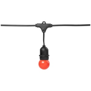 Svetlobna veriga GIRLANDA 10x E27 2x0,75mm | E-specialisti.si