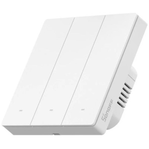 SONOFF pametno stensko stikalo Wi-Fi M5-3C-86, trojno, bel | E-specialisti.si