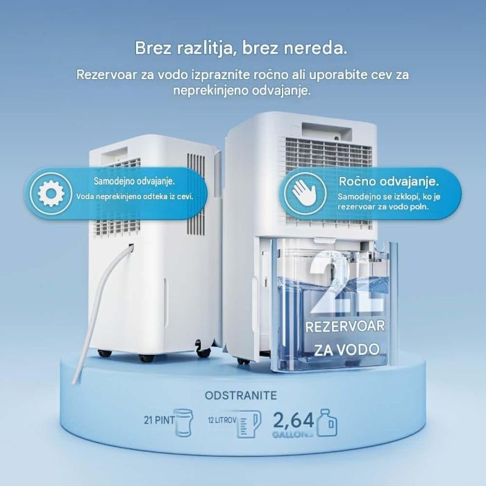 VonHaus 12-litrski energijsko varčen razvlaževalnik zraka s funkcijo sušenja perila - slika 4