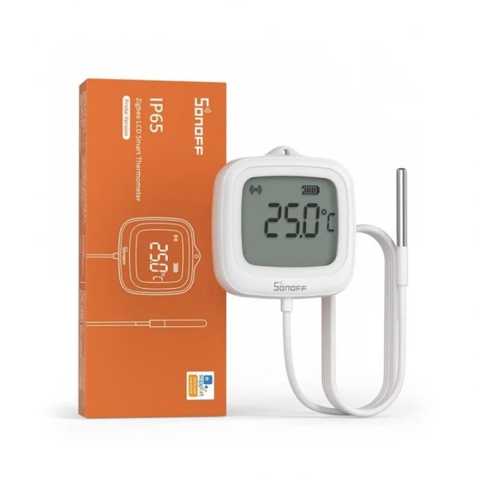 SONOFF ZigBee pametni senzor za temperaturo SNZB-02LD (različica s sondo) | E-specialisti.si