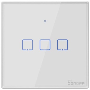 SONOFF pametno stensko stikalo Wi-Fi + RF433 trojno T2EU3C-TX | E-specialisti.si