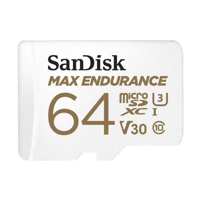 SanDisk 64GB MAX ENDURANCE microSD spominska kartica z adapterjem - slika 2