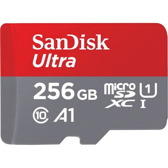 SanDisk 256GB Ultra microSD UHS-I spominska kartica z adapterjem - slika 2