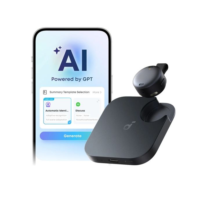 Anker Soundcore Work pametni AI snemalnik zvoka