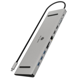 IcyBox IB-DK2106A-CPD priklopna postaja s Power Delivery 100W