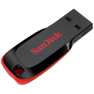 SanDisk 64GB Cruzer Blade USB-A 2.0 USB ključ (rdeč)