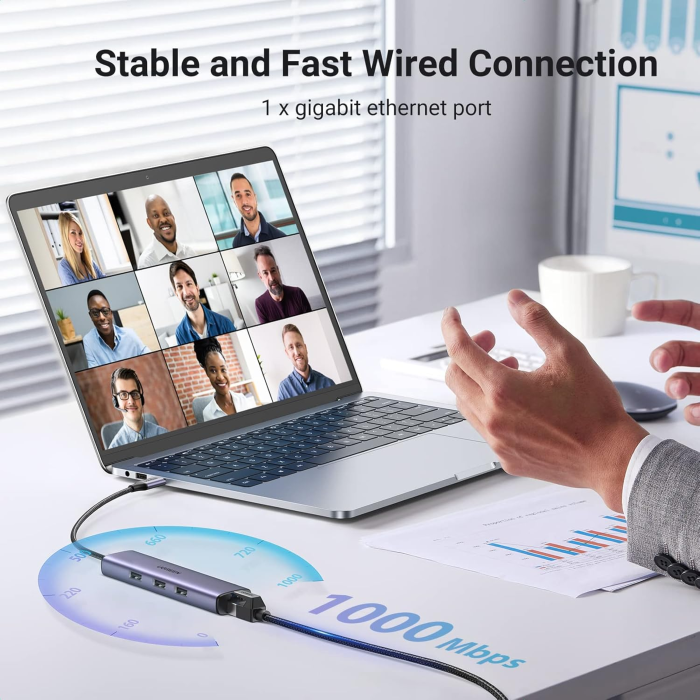 Ugreen 4 v 1 USB-C Hub - slika 3