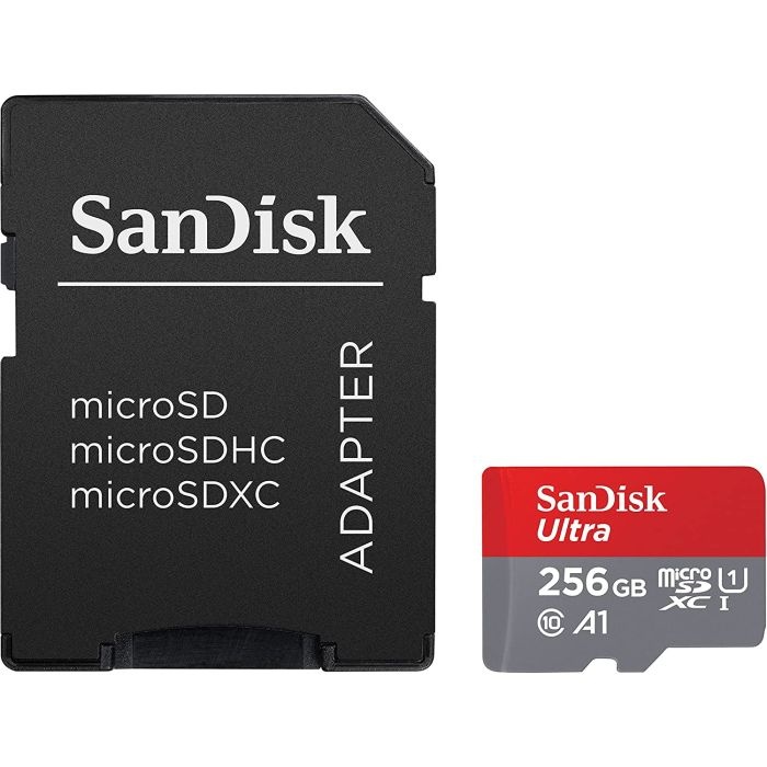 SanDisk 256GB Ultra microSD UHS-I spominska kartica z adapterjem - slika 3
