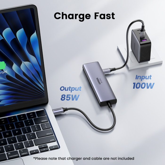 Ugreen 6v1 priklopna postaja s 100W PD USB-C vhodom - slika 4