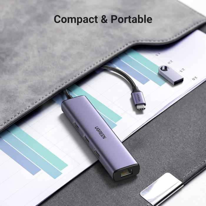 Ugreen 4 v 1 USB-C Hub - slika 4