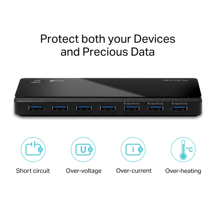 TP-LINK UH700 7 portni USB 3.0 hub - slika 4