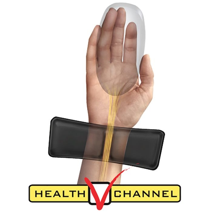 Fellowes Health-V Fabrik podloga za zapestje/miško, črna - slika 4