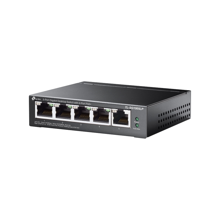 TP-LINK 5-Port Gigabit desktop switch stikalo z 4-Port PoE+ - slika 2